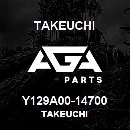 Y129A00-14700 Takeuchi TAKEUCHI | AGA Parts