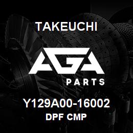 Y129A00-16002 Takeuchi DPF CMP | AGA Parts