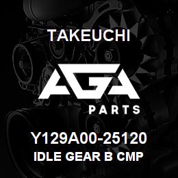 Y129A00-25120 Takeuchi IDLE GEAR B CMP | AGA Parts