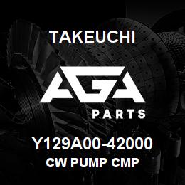 Y129A00-42000 Takeuchi CW PUMP CMP | AGA Parts