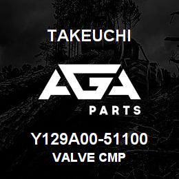 Y129A00-51100 Takeuchi VALVE CMP | AGA Parts