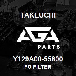 Y129A00-55800 Takeuchi FO FILTER | AGA Parts