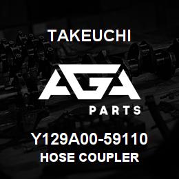 Y129A00-59110 Takeuchi HOSE COUPLER | AGA Parts