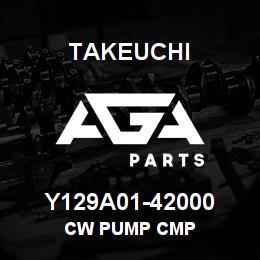 Y129A01-42000 Takeuchi CW PUMP CMP | AGA Parts