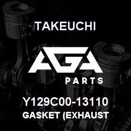 Y129C00-13110 Takeuchi GASKET (EXHAUST | AGA Parts