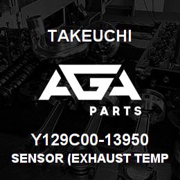 Y129C00-13950 Takeuchi SENSOR (EXHAUST TEMP | AGA Parts