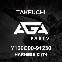 Y129C00-91230 Takeuchi HARNESS C (T4 | AGA Parts