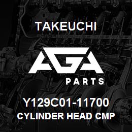 Y129C01-11700 Takeuchi CYLINDER HEAD CMP | AGA Parts