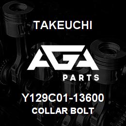 Y129C01-13600 Takeuchi COLLAR BOLT | AGA Parts