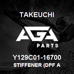 Y129C01-16700 Takeuchi STIFFENER (DPF A | AGA Parts