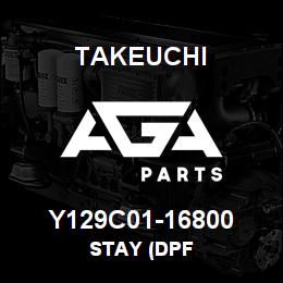 Y129C01-16800 Takeuchi STAY (DPF | AGA Parts