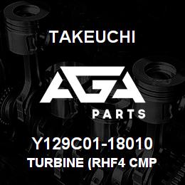 Y129C01-18010 Takeuchi TURBINE (RHF4 CMP | AGA Parts