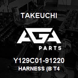 Y129C01-91220 Takeuchi HARNESS (B T4 | AGA Parts