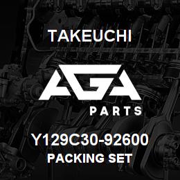 Y129C30-92600 Takeuchi PACKING SET | AGA Parts