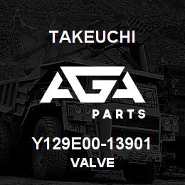 Y129E00-13901 Takeuchi VALVE | AGA Parts