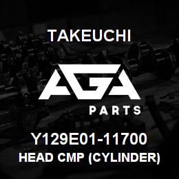 Y129E01-11700 Takeuchi HEAD CMP (CYLINDER) | AGA Parts