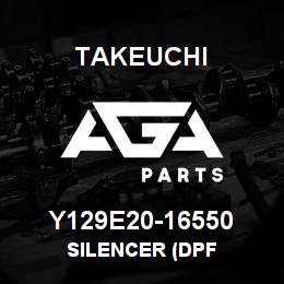 Y129E20-16550 Takeuchi SILENCER (DPF | AGA Parts