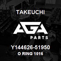 Y144626-51950 Takeuchi O RING 1016 | AGA Parts