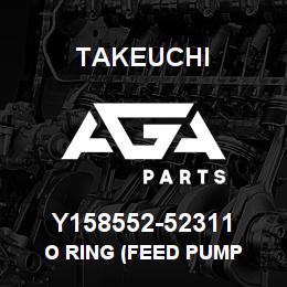 Y158552-52311 Takeuchi O RING (FEED PUMP | AGA Parts