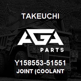 Y158553-51551 Takeuchi JOINT (COOLANT | AGA Parts