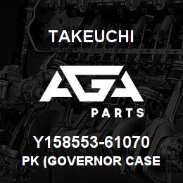 Y158553-61070 Takeuchi PK (GOVERNOR CASE | AGA Parts