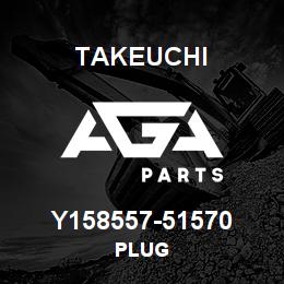 Y158557-51570 Takeuchi PLUG | AGA Parts