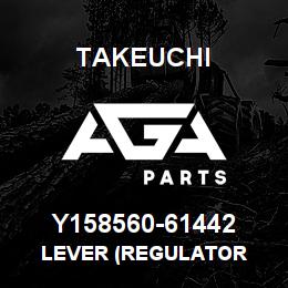 Y158560-61442 Takeuchi LEVER (REGULATOR | AGA Parts