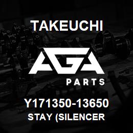 Y171350-13650 Takeuchi STAY (SILENCER | AGA Parts