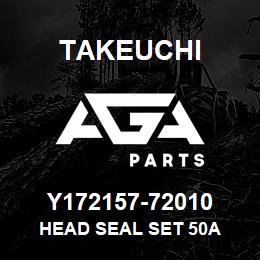 Y172157-72010 Takeuchi HEAD SEAL SET 50A | AGA Parts