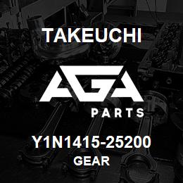 Y1N1415-25200 Takeuchi GEAR | AGA Parts