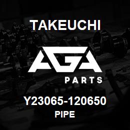 Y23065-120650 Takeuchi PIPE | AGA Parts