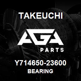 Y714650-23600 Takeuchi BEARING | AGA Parts
