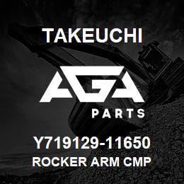 Y719129-11650 Takeuchi ROCKER ARM CMP | AGA Parts