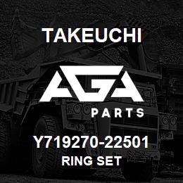 Y719270-22501 Takeuchi RING SET | AGA Parts