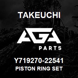 Y719270-22541 Takeuchi PISTON RING SET | AGA Parts