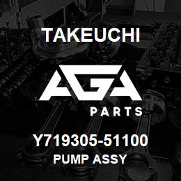 Y719305-51100 Takeuchi PUMP ASSY | AGA Parts