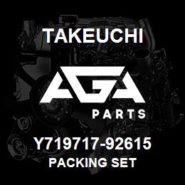 Y719717-92615 Takeuchi PACKING SET | AGA Parts