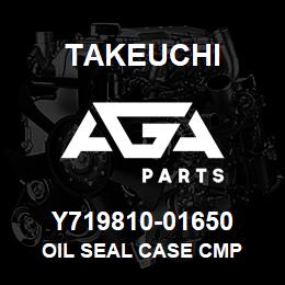 Y719810-01650 Takeuchi OIL SEAL CASE CMP | AGA Parts