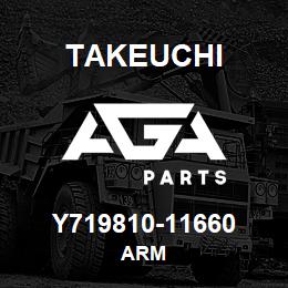 Y719810-11660 Takeuchi ARM | AGA Parts