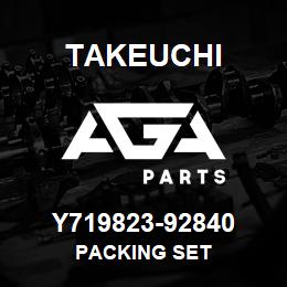Y719823-92840 Takeuchi PACKING SET | AGA Parts