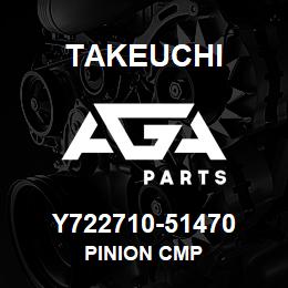 Y722710-51470 Takeuchi PINION CMP | AGA Parts