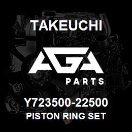 Y723500-22500 Takeuchi PISTON RING SET | AGA Parts