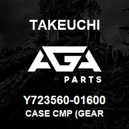 Y723560-01600 Takeuchi CASE CMP (GEAR | AGA Parts