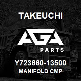 Y723660-13500 Takeuchi MANIFOLD CMP | AGA Parts