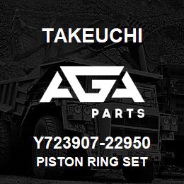 Y723907-22950 Takeuchi PISTON RING SET | AGA Parts