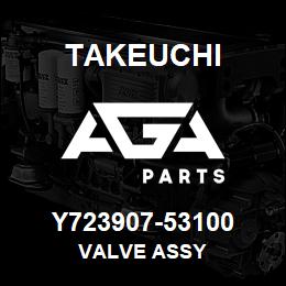 Y723907-53100 Takeuchi VALVE ASSY | AGA Parts