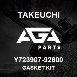 Y723907-92600 Takeuchi GASKET KIT | AGA Parts
