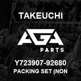 Y723907-92680 Takeuchi PACKING SET (NON | AGA Parts