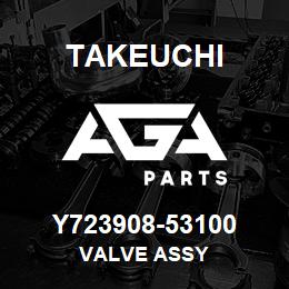 Y723908-53100 Takeuchi VALVE ASSY | AGA Parts
