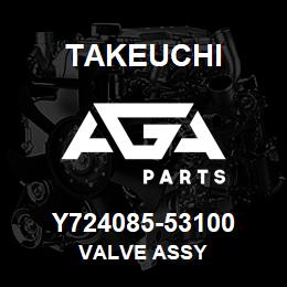 Y724085-53100 Takeuchi VALVE ASSY | AGA Parts